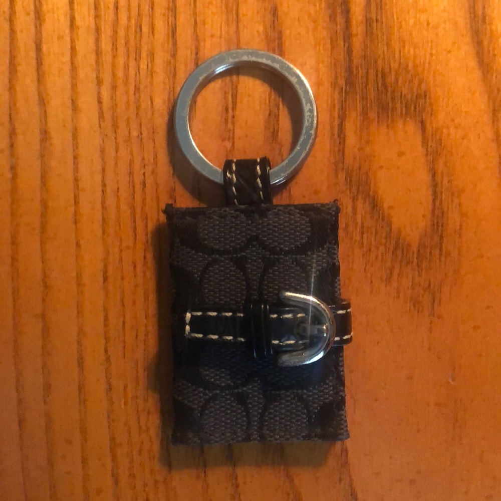 Black Coach key ring